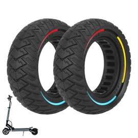ulip 8.5x3 Solid Scooter Tire for Front Rear Wheels Replacement for Zero 8 Zero 9 VSETT 8 VSETT 9 PRO Kugoo X1 Kugoo Kirin G2 Pro Scooters 8 1/2X3.0 Off-Road Solid tire(2PCS)