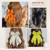 hisial 6Pcs Bow Hair Ties No Damage Ponytail Holders Hair