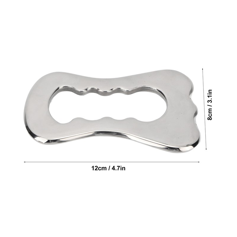 Stainless Steel Gua Sha Board Ergonomic Fatigue Soreness Relief Scraping