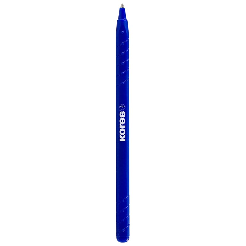 Kores - Blue Ballpoint Pens - K0R-M, 1mm, Triangular, Fade