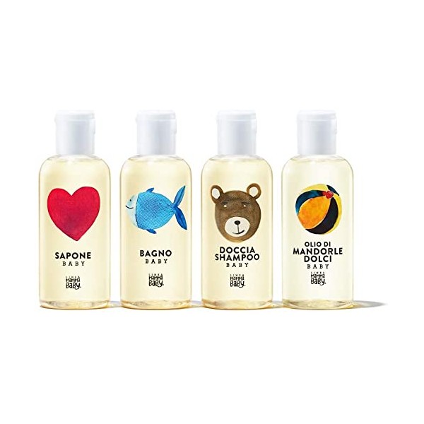 Mama Baby Special Kit, Baby Soap + Body Soap + Shampoo + Baby Oil Trial Set