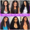 24 Inch Deep Wave Human Hair Wig For Black Women,200