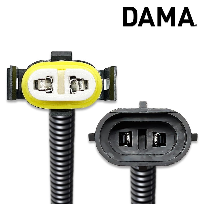 DAMA H11 H8 Bulb Socket Adapter Wire Harness Extension Connector