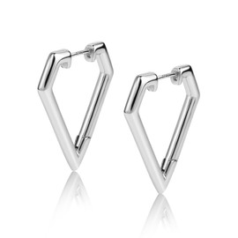 ALEXCRAFT Hoop Earrings, Gold, 925 Silver, Small Earrings, Gift for Women, Girls, for Girlfriend, Mum, Sterling Silver, No Gemstone