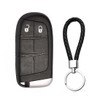 BOPRKTM Car Key Shell for Fiat-500X Freemont Jeep Renegade Cherokee
