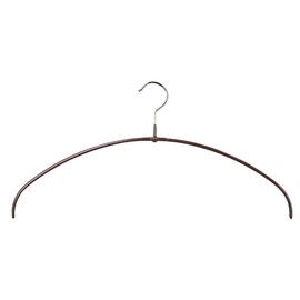 MAWA 119574 Non Slip Hangers [Slim Human Body Hangers Set of 5] Dark Brown