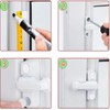 Bessy shop Window Sash Jammer,4 Pcs Jammer Locks,Plastic Sash Jammers,Extra
