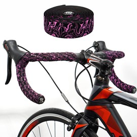 Chooee Road Bike Handlebar Tape,2PCS Bicycle Bar tape,Purple.