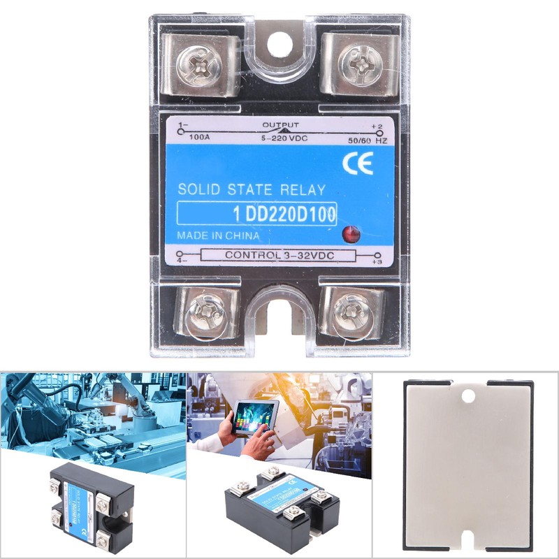 Solid State Relay DC DC SSR Input 3-32VDC Load 5-220VDC