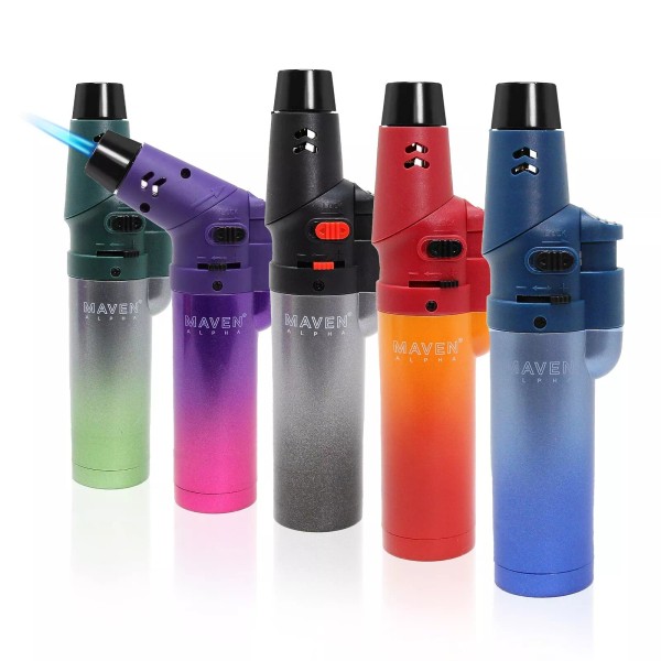 Maven 2 X MAVEN ALPHA+ GRADIENT COLLECTION REFILLABLE TORCH JET