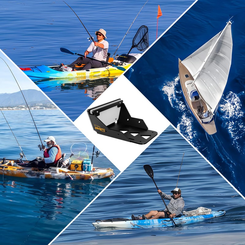 Transom Trolling Thick Heavy-Duty Motor Mount for Kayaks, for Trolling