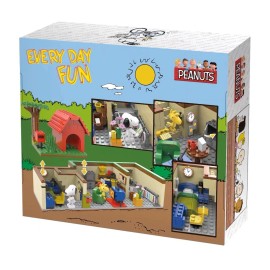 Linoos Peanuts Building Blocks - Basement Dog House