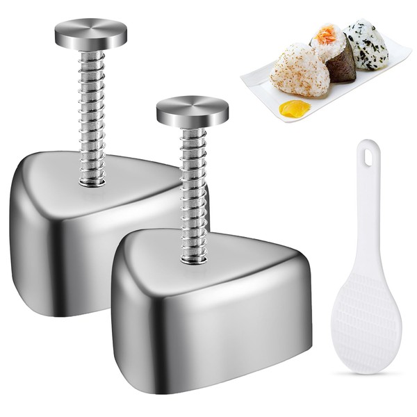 Bordeag Onigiri Mould Sushi Maker Sushi Mould Stainless Steel Onigiri
