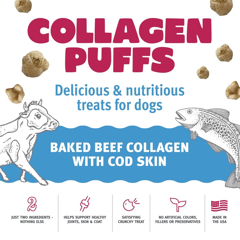 Icelandic+ Collagen Puffs: Baked Beef Collagen with Cod Skin 1.3oz