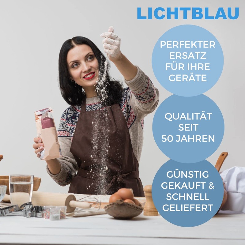 Lichtblau Dough Hook 2646 Grey for Bosch Food Processor I