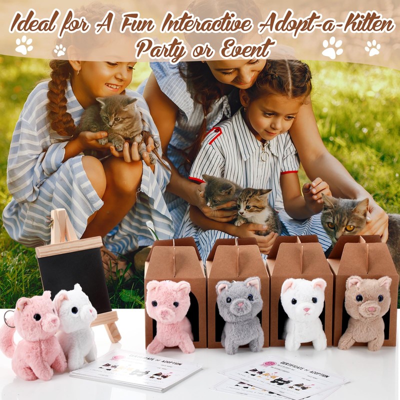 Blueweenly 84 Pcs Adopt a Pet Party Favors 24 Mini
