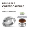 Reusable Coffee Pods Stainless Steel Refillable Capsule Fine Mesh Detachable
