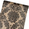Yifely SimpleLife4U Black Damask Self-Adhesive Shelf Drawer Liner PVC Tabletop