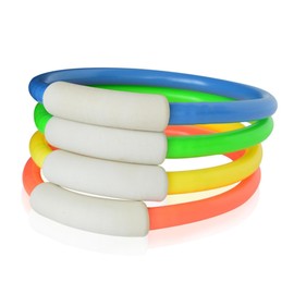 8 Pcs Pool Rings Swim Ring Pool Diving Ring Dive Rings Dive Toys for Pool for Kids Rings Swimming Pool Toys Diving Rings Water Ring Kids Diving Toys Child Summer