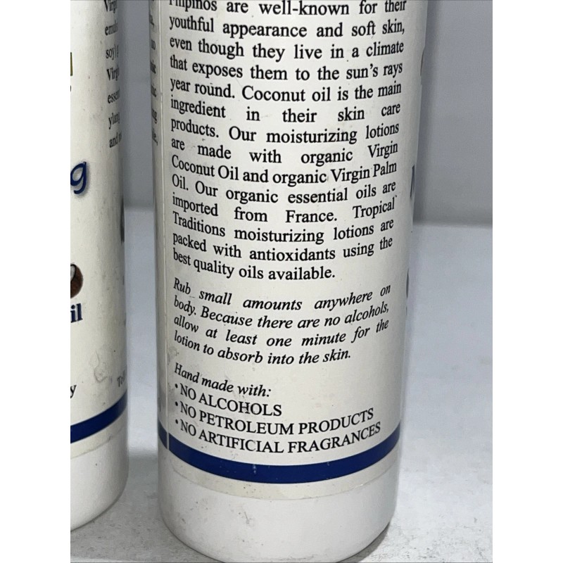 Tropical Traditions 2 Sealed Tropical Traditions Baby Silk Moisturizing Lotion,