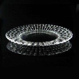 Nachtmann 82709 4092 Dancing Star Bossa Nova Plate, Transparent, Size: Diameter 10.6 inches (27 cm), Height 0.9 inches (2.4 cm), Set of 2