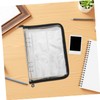 SEWACC Notebook Binder with Glitter Edge Zipper Protective Photo Album
