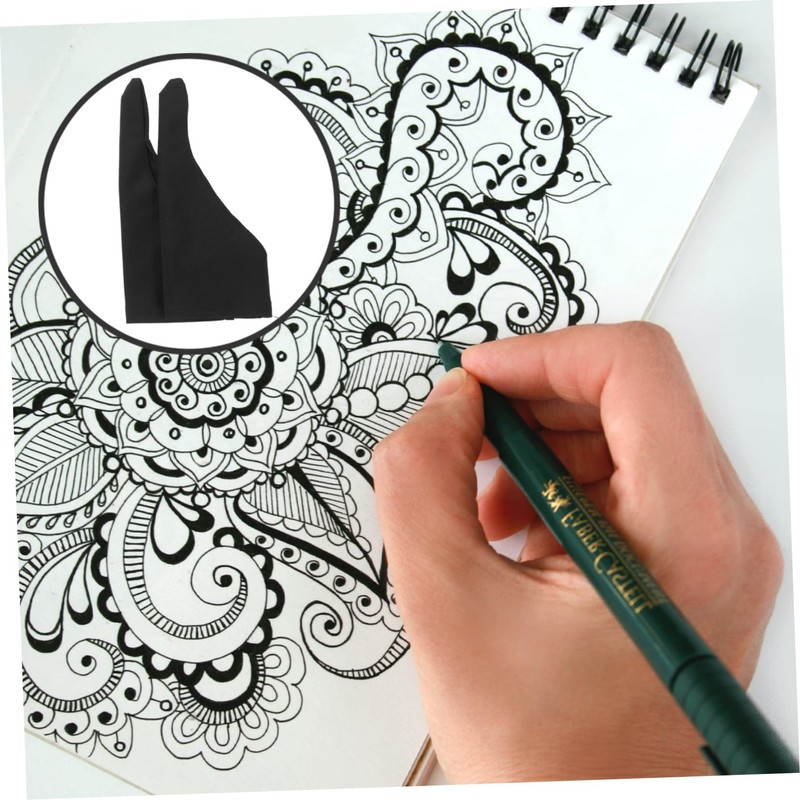 Zerodeko 4Pcs Thumb Guard Gloves Protective Finger Gloves for Painting