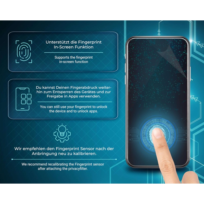 dipos FLEX Privacy Blickschutz-Folie matt passend für Realme 14 Pro