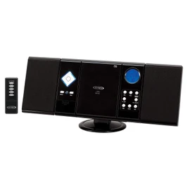 Jensen Wall Mountable Vertical Loading CD Player with Stereo Speakers JEN-JMC-180A
