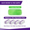 Reusable Mop Pads Compatible with Swiffer WetJet - Washable Microfiber