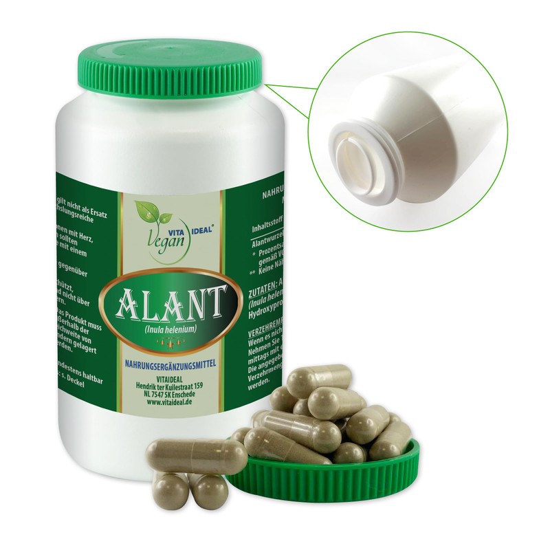 VITA IDEAL Vegan® ALANT – Root 180 Capsules – Inula
