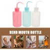 Lurrose Botellas Exprimibles para Pestañas 250ml 3 Piezas Boca Curva