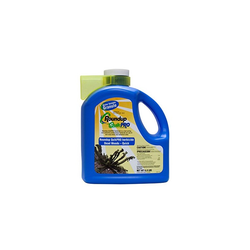 Roundup Quikpro 6.8 Lbs Herbicide Glyphosate Diquat Grass Weeds Woody