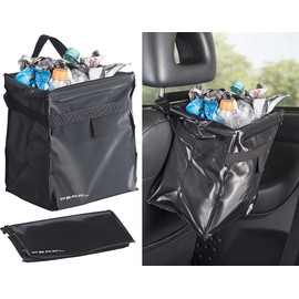 PEARL Car Dustbin: Camping & Car Folding Rubbish Bin, Leak-Proof Sealable, 10 L (Camping Bin, Car Waste Bin, Waterproof Bags)