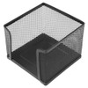 Metal Desk Organiser 10 x 10 x 7.9 cm Black