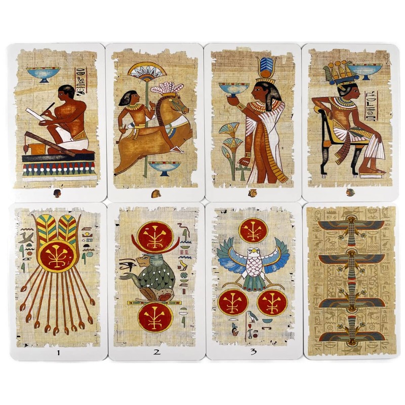 78 Miniature Tarot Divination Cards (Egyptian Tarot Mini), Japanese Instruction