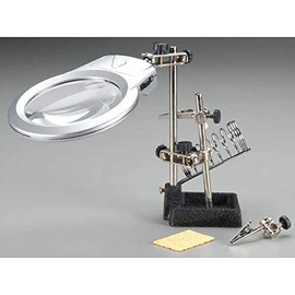 Integy RC Soldering Workstation Stand w/LED Light & Magnifying Glass