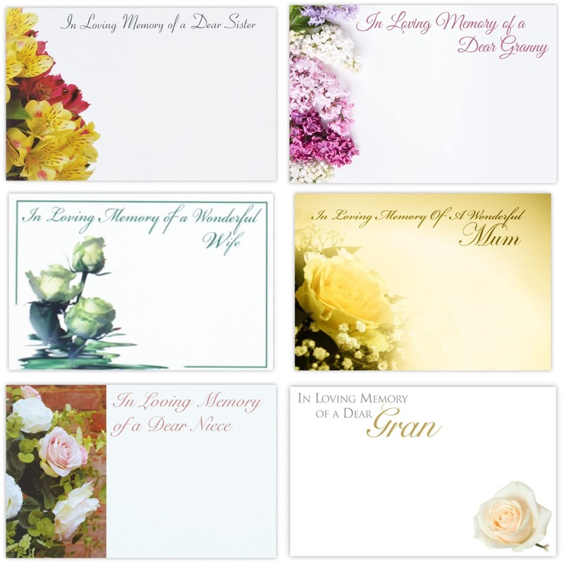 celloexpress In Loving Memory Nana (Lilac Hydrangea) Flower Message Cards