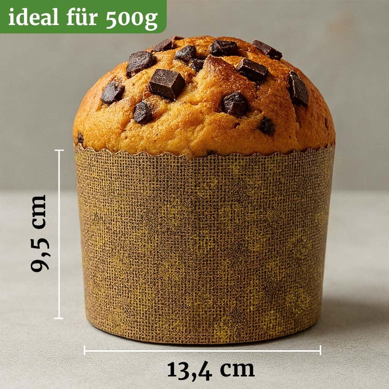 Bäckerei Spiegelhauer Panettone 500 g paper baking mould, set of