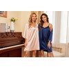Ekouaer Women's Satin Dressing Gowns Wedding Silk Nightgown and Sexy