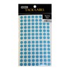 HEIKO Tack Label (Sticker) No.018 Round, Light Blue, 0.3 inches (9 mm), 1680 Pieces/62-1029-58