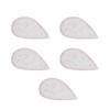 5pcs 6403 Curve Ruler Set Multifunctional Plastic Curve Pattern Ruler