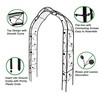 Petfu Metal Garden Arch Assemble Freely Garden Arbor Trellis Climbing