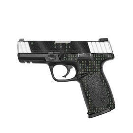 MightySkins Glossy Glitter Skin Compatible with Smith & Wesson SD VE Series - Red Pill | Protective, Durable High-Gloss Glitter Finish | Easy to Apply, Remove, and Change Styles | Made in The USA