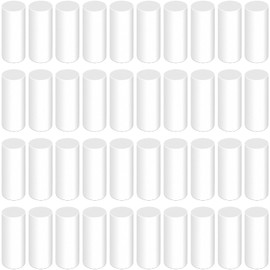 Lekgavd 40 Pcs White Refill Erasers for Propelling Pencils, Universal Traceless Eraser Replacement, Mechanical Pencil Eraser Refills for Office, Notebook
