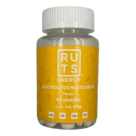 Electrolitos Deportivos Masticables Mango Ruts Energy 30 Pastillas