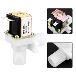 Plastic Electric Solenoid Valve Water Inlet Switch for Water Supply DC 12V