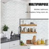 KASARO Peel and Stick Backsplash Shell Tiles, Mother of Pearl
