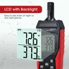 Humidity Temperature Meter, High Precision Digital Psychrometer HVAC with Ambient