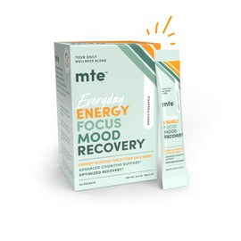 MTE MTE Healthy Energy Drink Powder for Focus & Productivity | No Sucralose | No Caffeine | Nootropic Energy | Adaptogenic